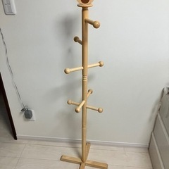木製 コートハンガー 135cm