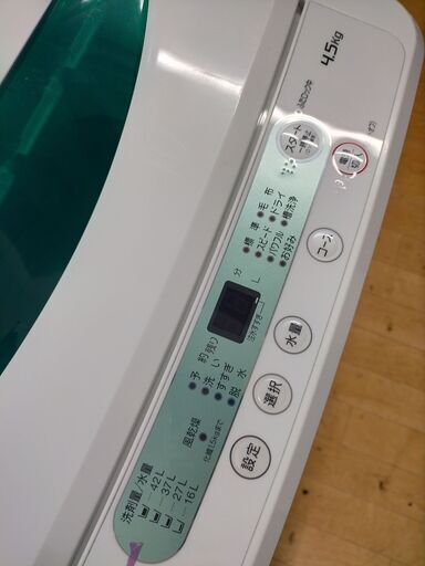 G5381　洗濯機　分解清掃済み　ヤマダ電機　YWM-T45A1　4.5㎏　2017年製　半年保証　送料Ａ　生活家電　札幌　プラクラ南9条店　カード決済可能