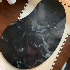 テーブル 黒  大理石