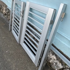 アルミ　門扉　中古美品