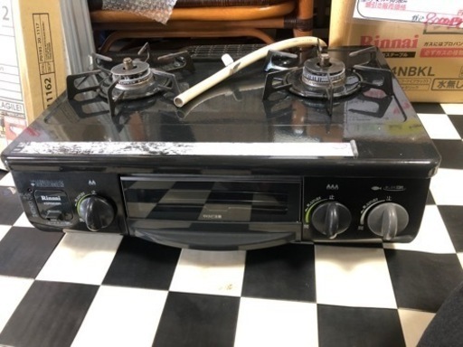 【リサイクルサービス八光　田上店　安心の1か月保証】リンナイ RT31NHS-R ガスコンロ 都市ガス 12A 13A