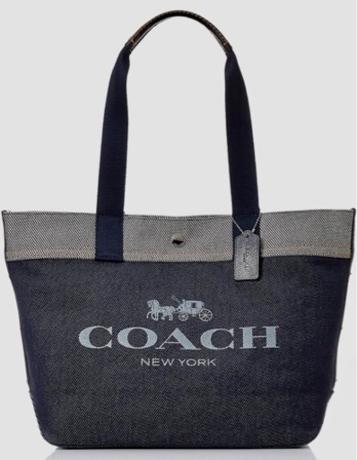 COACH デニムトートバック