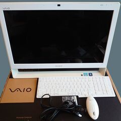 【ネット決済・配送可】VAIO 一体型PC VPCJ23AJ P...