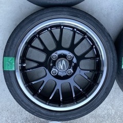 アルミホイール・エスホールドメッシュ4本セット　15インチ・5J・PCD100・インセット45