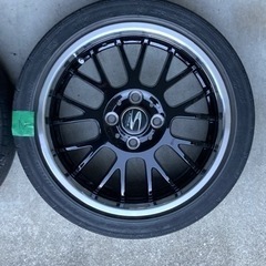 アルミホイール・エスホールドメッシュ4本セット　15インチ・5J・PCD100・インセット45