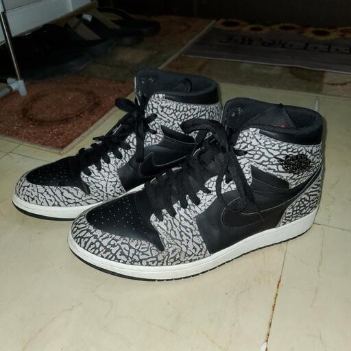 ナイキ NIKE 2016年モデル AIR JORDAN 1 RETRO HIGH ELEPHANT PRINT エアジョーダン1 レトロハイ スニーカー レザー エレファントプリント/値下げしました‼️(¥21000→¥15000)