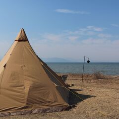ワンポールテント　ティピシェルター　TC素材　キャンプ