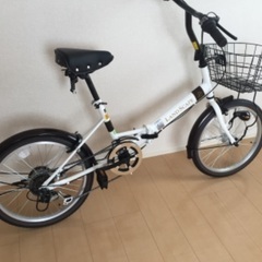 【ネット決済】【美品】折り畳み自転車(室内保管)