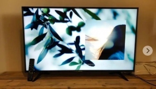 TV Hisense （ハイセンス）50型　4K LED 液晶テレビ （リモコン付き）30,000円