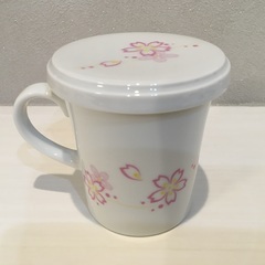 ⭕️ミキモト🌸蓋付きカップ(未使用品)