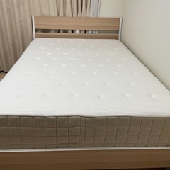 IKEA ダブルベッド　マットレスのみ イケア ダブルベッド マットレスのみ