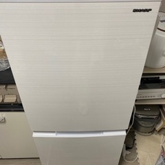 取引確定】シャープ SJ-D15G-W 2ドア ボトムフリーザー冷蔵庫 (152L 