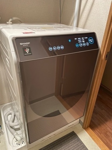 シャープ洗濯機(ES-G112-TL) 量販店の保証(2025年まで)付き