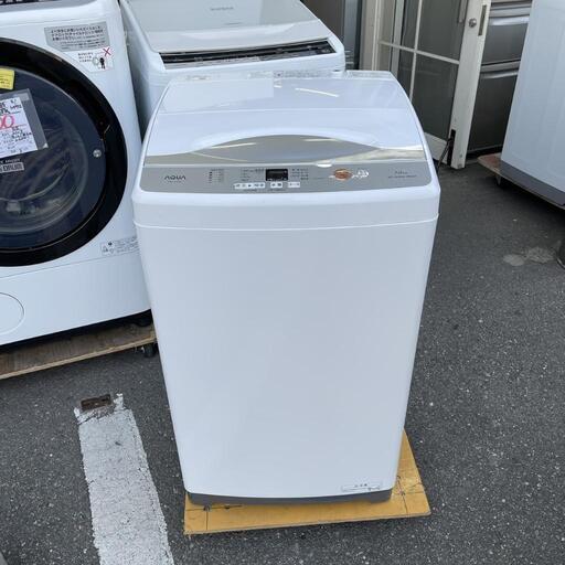 AQUA 洗濯機 2022年 AQW-H74 大阪最安値 onikuya.com