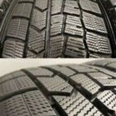 【DUNLOP WM02 205/60R16】スタッドレス【トヨタ ノア ヴォクシー 純正ホイール 16インチ 6J5HPCD114.3+50】2017年製 バリ溝　(TD718)クレジットカード QRコード決済可能