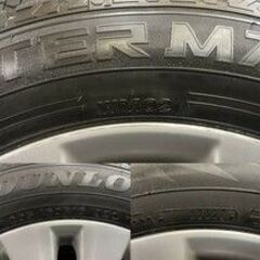 【DUNLOP WM02 205/60R16】スタッドレス【トヨタ ノア ヴォクシー 純正ホイール 16インチ 6J5HPCD114.3+50】2017年製 バリ溝　(TD718)クレジットカード QRコード決済可能
