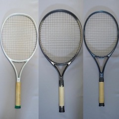 硬式テニスラケット・Yonex・Dunlop・Yamaha・３本セット