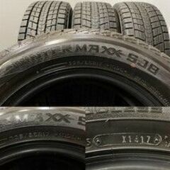 DUNLOP WINTER MAXX SJ8 225/65R17 17インチ スタッドレス 4本 2017年製 バリ溝 エクストレイル ハリアー等　(MTN142)クレジットカード QRコード決済可能