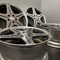 WORK Euroline ワーク ユーロライン 社外ホイール 18インチ 4本 8J5HPCD114.3+45 廃盤　(VHA339)クレジットカード QRコード決済可能