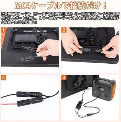 ソーラーパネル GOLABS 60W、太陽光パネル、折りたたみ式 未開封 