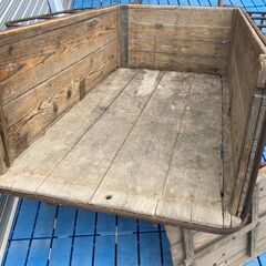 昭和レトロ品　リヤカー　現状品　店舗オブジェ　トレーラー 