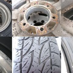 タイヤ付 アルミ 4本セット fortran フォートラン EIGER 16×8J 深リム オフセット0 ブリヂストン DUELER 215/65R16 中古 苫小牧西店