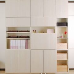 ☆壁面収納 上置き＋ライティングデスク すえ木工