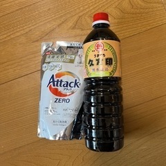 九州甘口醤油と洗剤