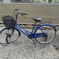 【ネット決済・配送可】【配送可能】CHINON’s 自転車 ブルー