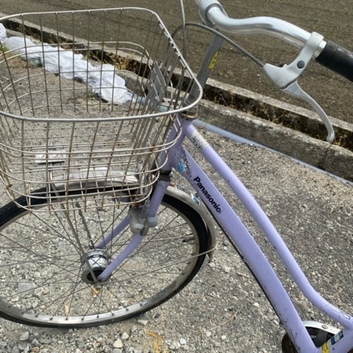 その他 【配送可能】Panasonic ann 自転車 パープル 紫