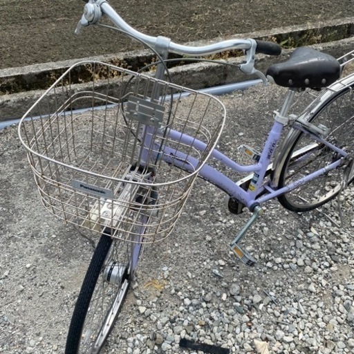 その他 【配送可能】Panasonic ann 自転車 パープル 紫
