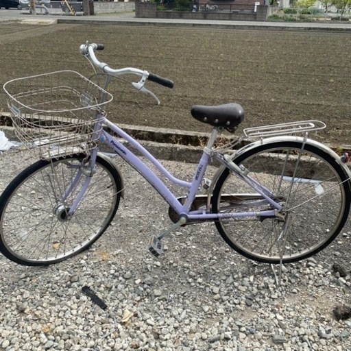 その他 【配送可能】Panasonic ann 自転車 パープル 紫