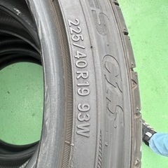 中古タイヤ225/40R19 TOYO ﾌﾟﾛｸｾｽ 