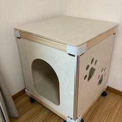 【購入者確定】猫用トイレ目隠しボックス　※一回使用のみ