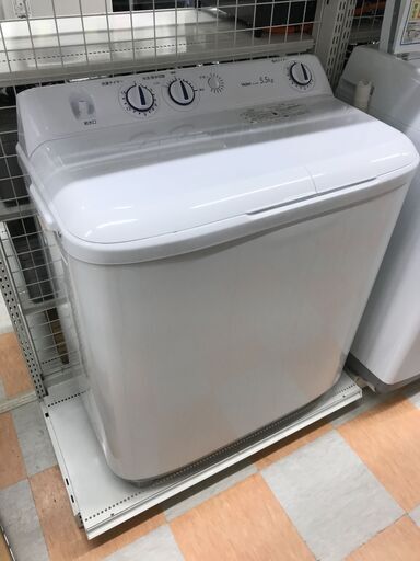 二槽式洗濯機 ハイアール JW-W55E 2021年製 ※動作チェック済