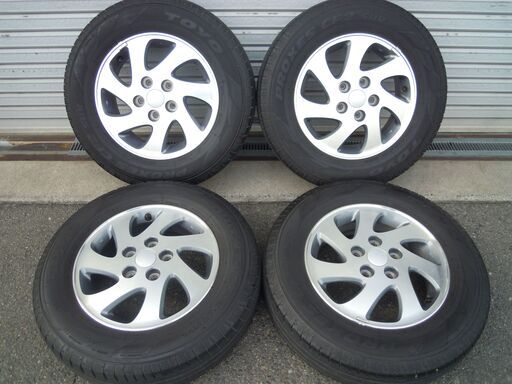 低価100%新品】 テリオスキッド 純正ホイール付夏タイヤ 4本 175/80R15