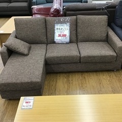 KP-73【ご来店頂ける方限定】ニトリ N-ポケット カウチソファ ブラウン