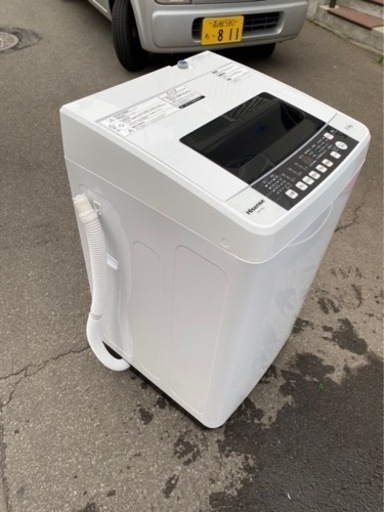 Hisense ハイセンス 5.5kg 全自動洗濯機 HW-T55C 2018年製 ステンレス槽 風乾燥 槽洗浄