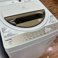 TOSHIBAの全自動洗濯機『AW-6G5 2017年製』が入荷しました