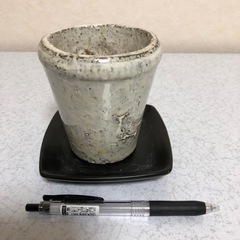 厚みのある陶器植木鉢