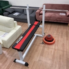 ホームジム ベンチプレス IROTEC(47.5kg) アイロンテック🚚自社配送時💳代引き可🚚(現金、クレジット、スマホ決済対応)