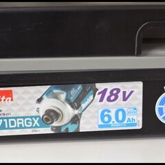 中古 マキタ 18V 6.0Ah TD171DRGX 青 インパクトドライバー 6Ah