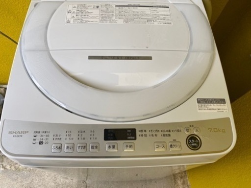 【美品】洗濯機　SHARP ES-GE7E