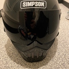 SIMPSON M30 バイクヘルメット　インカム付き