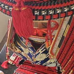 七福神商店鎧飾り 飾り兜 子供の日 忠保「本仕立火鎧」