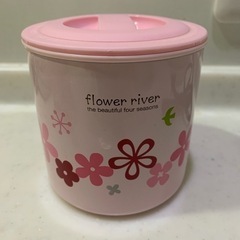 ステンレス製円柱お弁当箱〜flower river〜