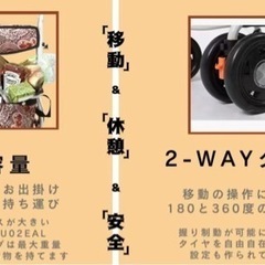 高齢者向けショッピングカート 高齢者用カー シルバーカー 折りたたむ (002E握り制動) 手押し車