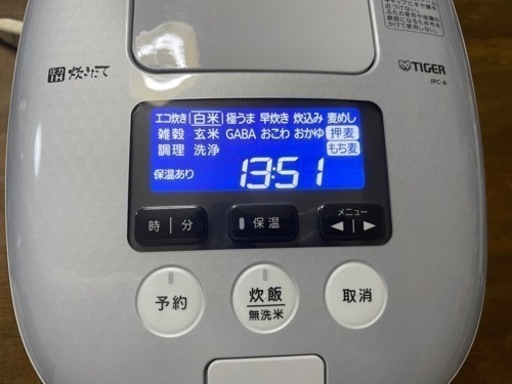 美品】タイガー 圧力IH炊飯ジャー JPC-A101 - 生活雑貨