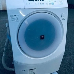 ④ET2379番⭐️10.0kg⭐️ SHARPドラム式電気洗濯乾燥機⭐️