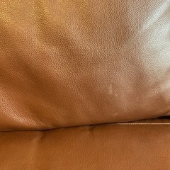 無印良品 本革レザーソファ 2シーター フェザークッション